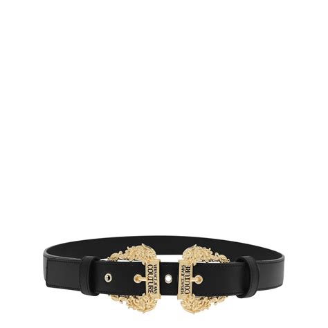 versace double buckle belt|authentic versace belt.